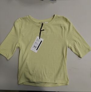 Women's Light Yellow Top